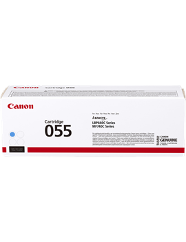 Toner Originale Canon 055c 3015C002 (Ciano 2100 pagine)