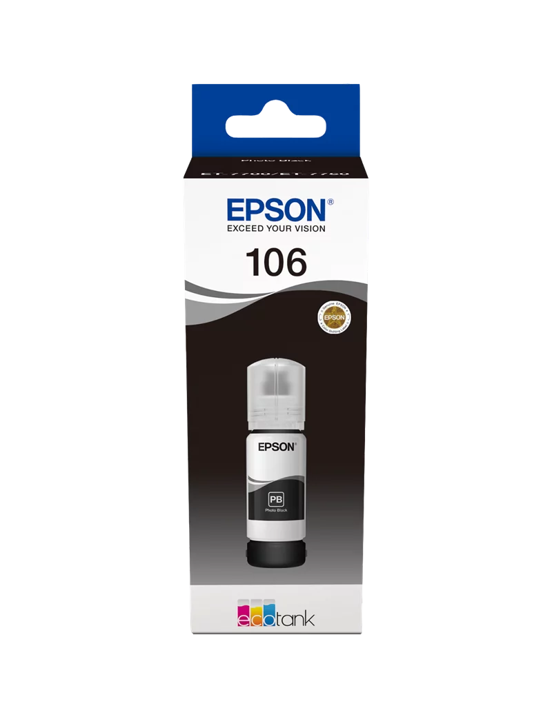 Inchiostro Originale Epson T00R140 106 (Nero Foto 70 ml)