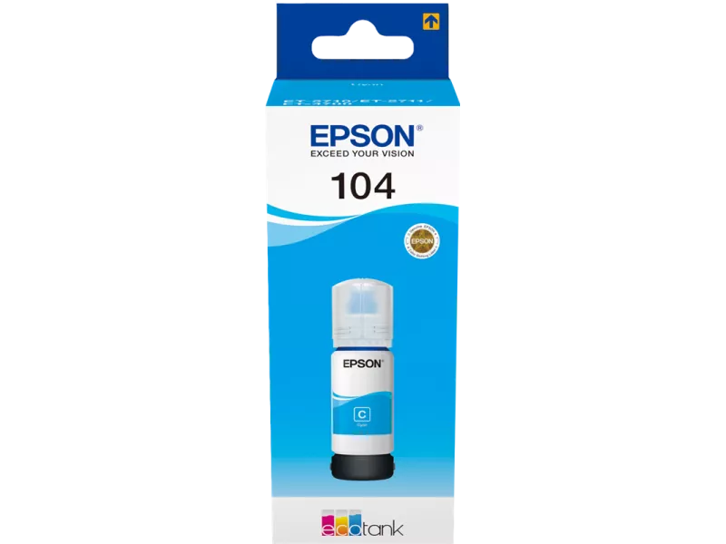 Inchiostro Originale Epson T00P240 104 (Ciano 65 ml) Inchiostro Originale Epson T00P240 104 (Ciano 65 ml)