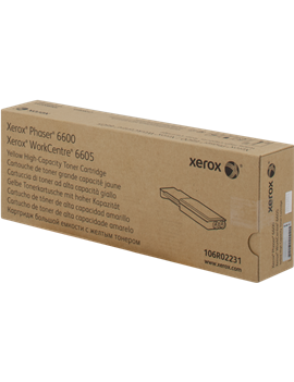 Toner Originale Xerox 106R02231 (Giallo 6000 pagine)