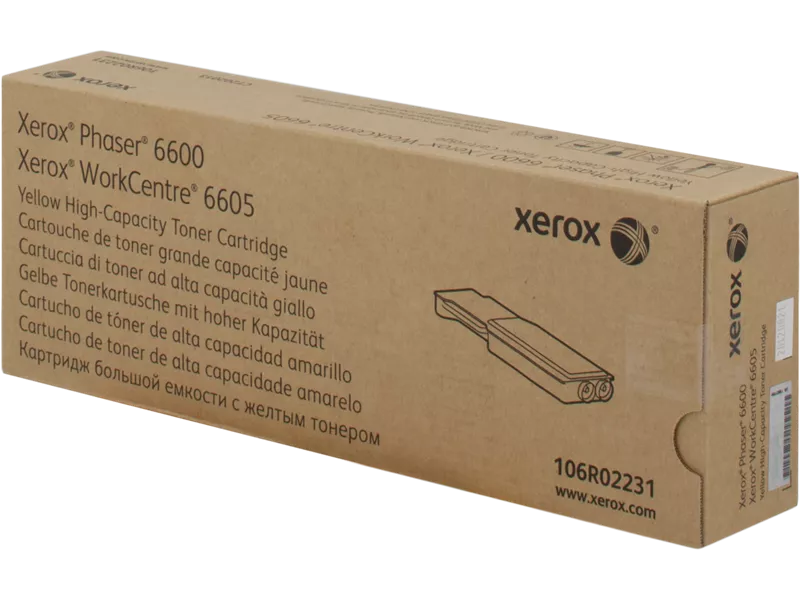 Toner Originale Xerox 106R02231 (Giallo 6000 pagine)