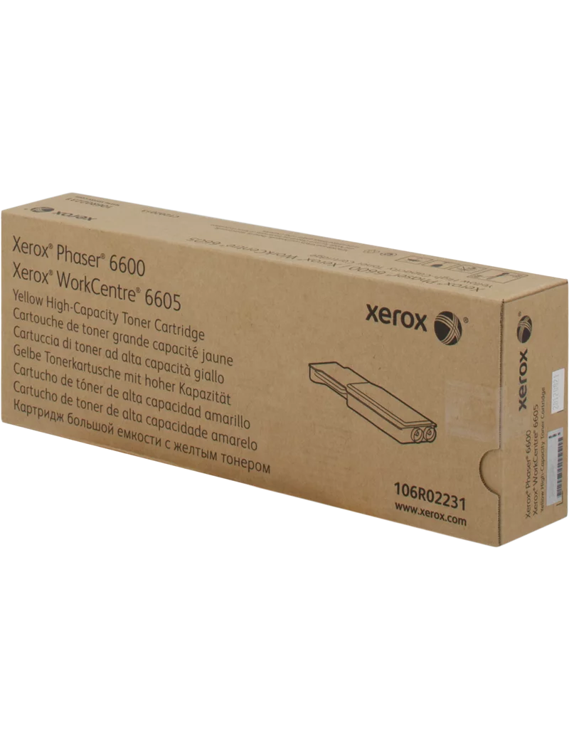 Toner Originale Xerox 106R02231 (Giallo 6000 pagine)