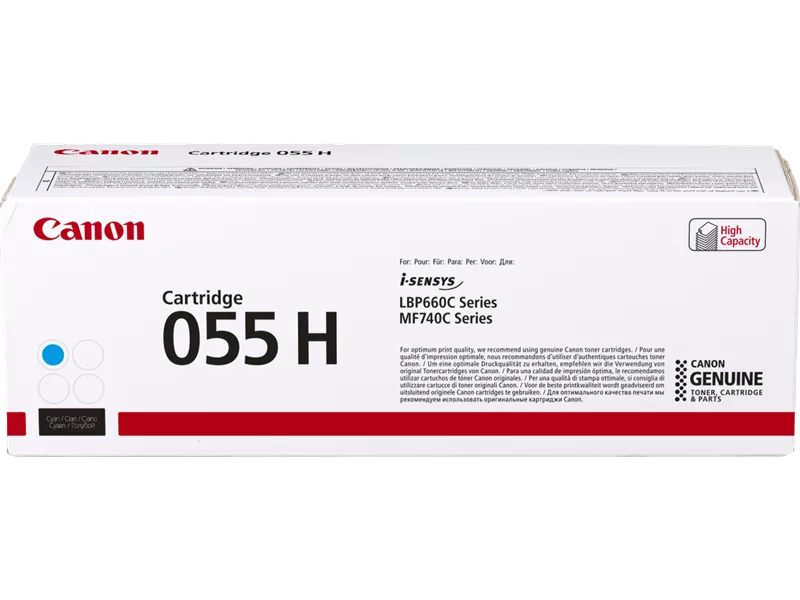 Toner Originale Canon 055hc 3019C002 (Ciano 5900 pagine)