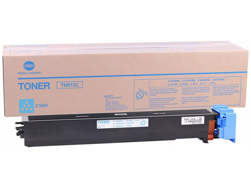 Toner Originale Konica Minolta TN613C A0TM450 (Ciano 30000 pagine)