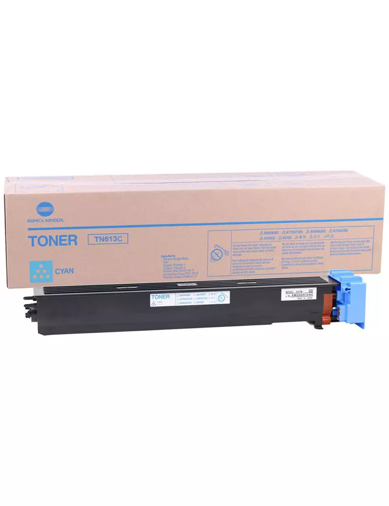 Toner Originale Konica Minolta TN613C A0TM450 (Ciano 30000 pagine)