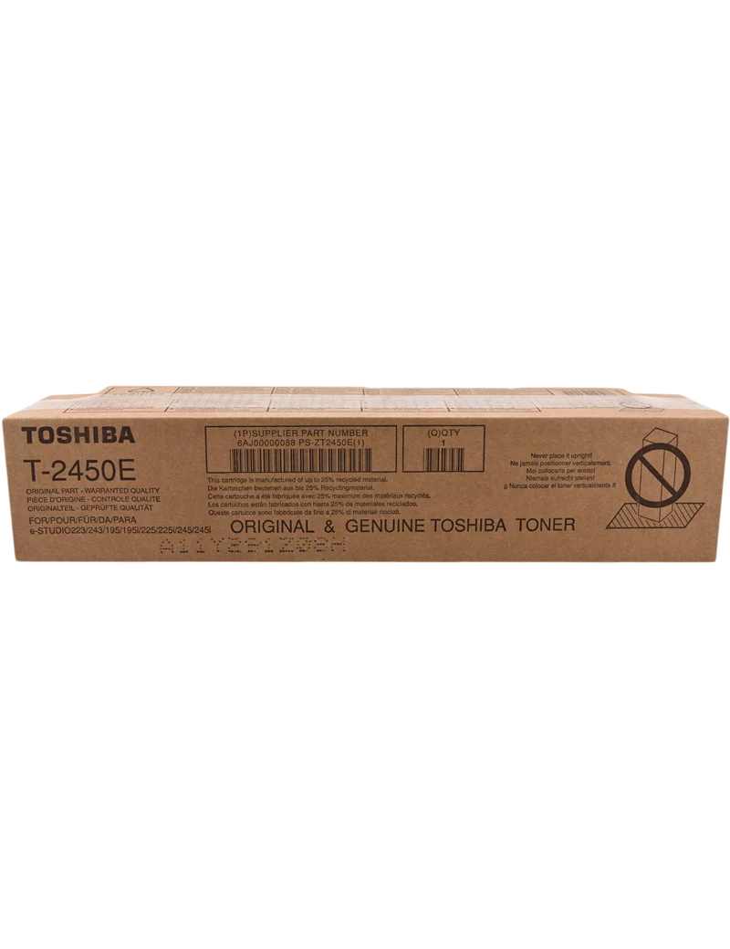 Toner Originale Toshiba T-2450E 6AJ00000088 (Nero 24000 pagine) Toner Originale Toshiba T-2450E 6AJ00000088 (Nero 24000 pagine)