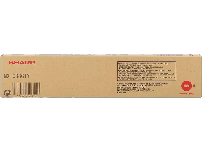 Toner Originale Sharp MX-C38GTY (Giallo 10000 pagine)