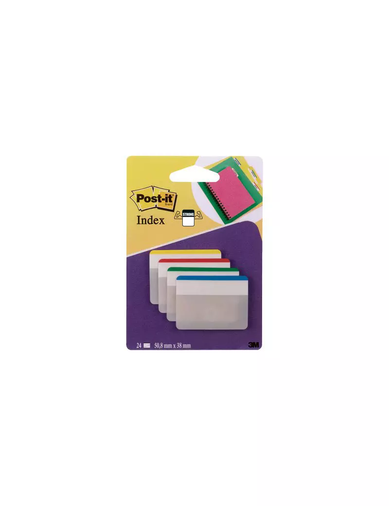 Segnapagina Post-it Index Strong per Archivio 686 3M - 5271 (Assortiti) Segnapagina Post-it Index Strong per Archivio 686 3M - 5271 (Assortiti)