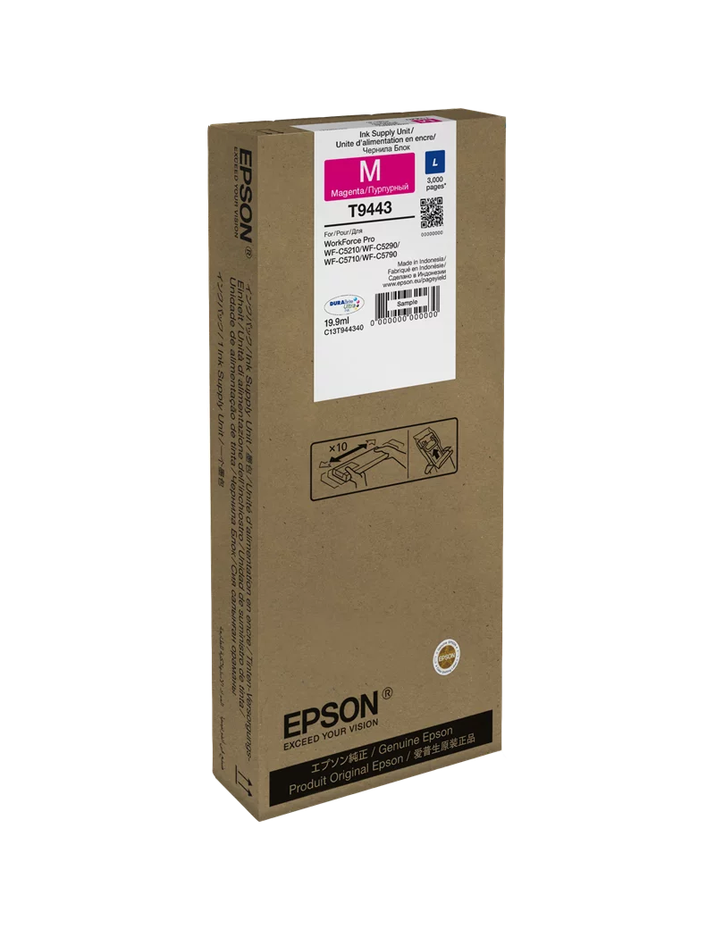Cartuccia Originale Epson T944340 (Magenta 3000 pagine) Cartuccia Originale Epson T944340 (Magenta 3000 pagine)