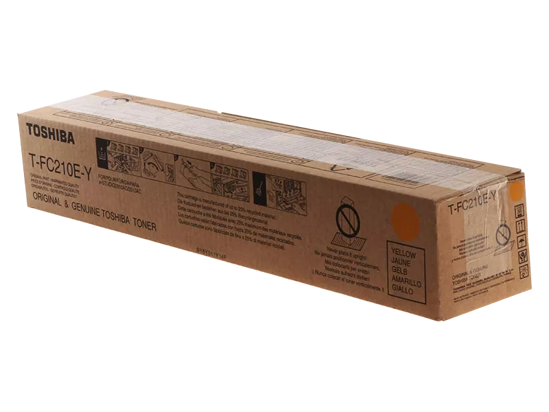 Toner Originale Toshiba T-FC210EY 6AJ00000168 (Giallo 33600 pagine)