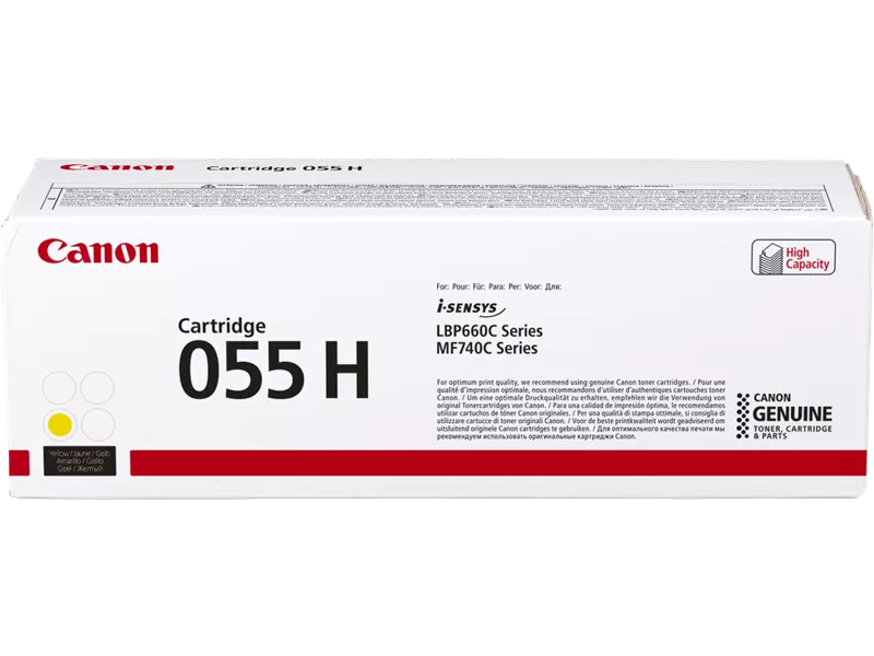 Toner Originale Canon 055hy 3017C002 (Giallo 5900 pagine)