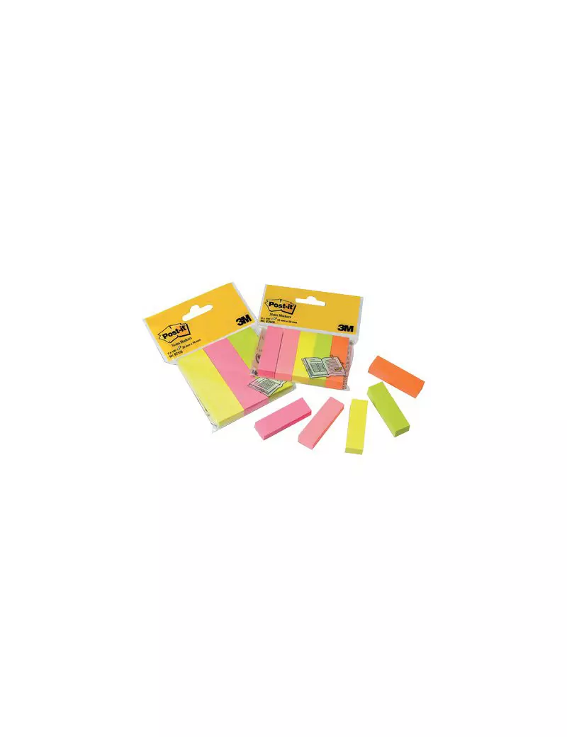 Segnapagina Post-it Notes Markers 671 3M - 25x76 mm - 36339 (Assortiti)