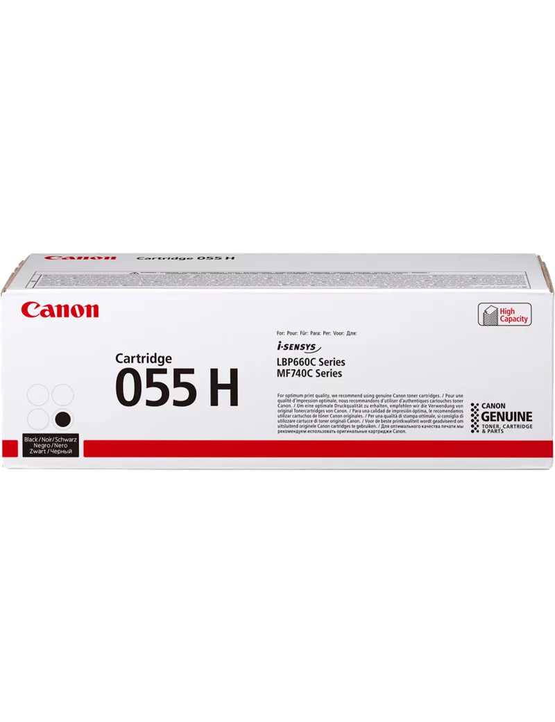 Toner Originale Canon 055hbk 3020C002 (Nero 7600 pagine) Toner Originale Canon 055hbk 3020C002 (Nero 7600 pagine)