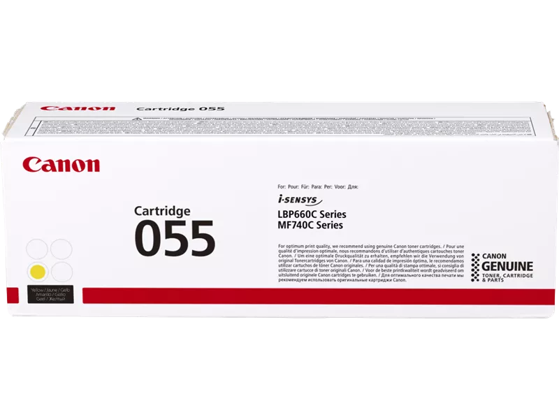 Toner Originale Canon 055y 3013C002 (Giallo 2100 pagine)