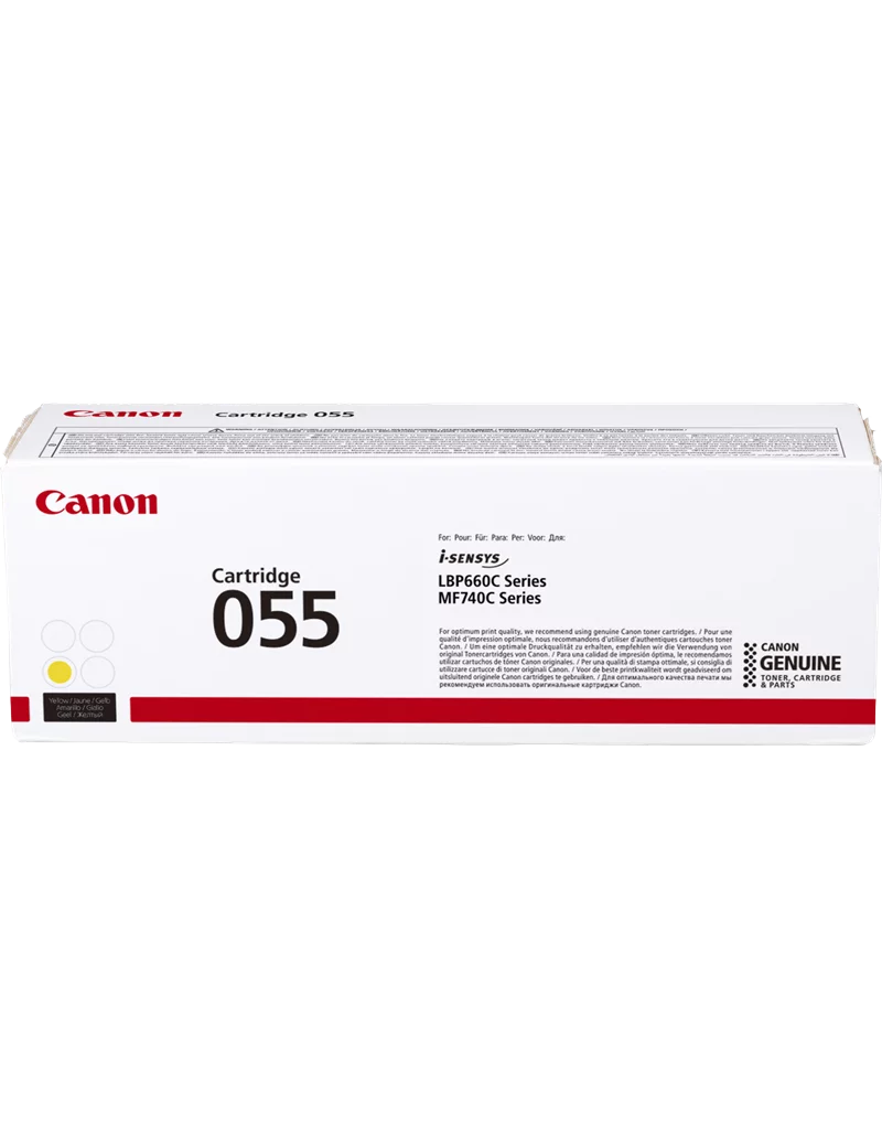 Toner Originale Canon 055y 3013C002 (Giallo 2100 pagine) Toner Originale Canon 055y 3013C002 (Giallo 2100 pagine)
