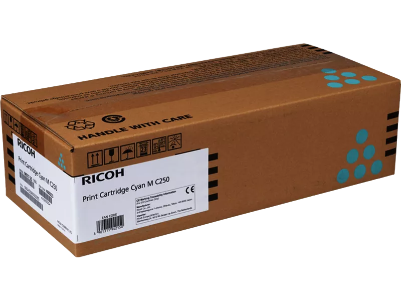 Toner Originale Ricoh 408353 M C250 (Ciano 2300 pagine)