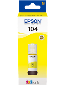 Inchiostro Originale Epson T00P440 104 (Giallo 65 ml)