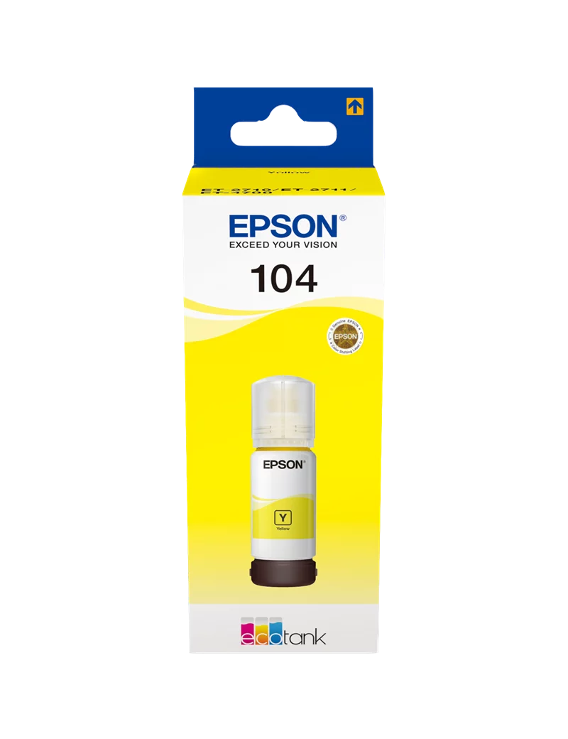 Inchiostro Originale Epson T00P440 104 (Giallo 65 ml)