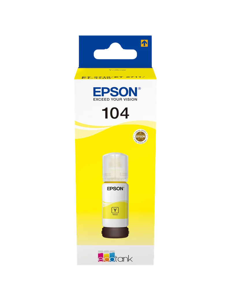 Inchiostro Originale Epson T00P440 104 (Giallo 65 ml) Inchiostro Originale Epson T00P440 104 (Giallo 65 ml)