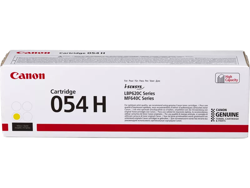 Toner Originale Canon 054hy 3025C002 (Giallo 2300 pagine)