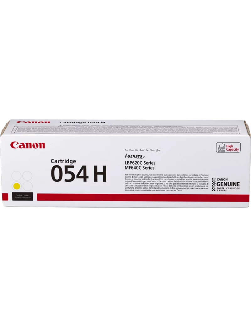 Toner Originale Canon 054hy 3025C002 (Giallo 2300 pagine)