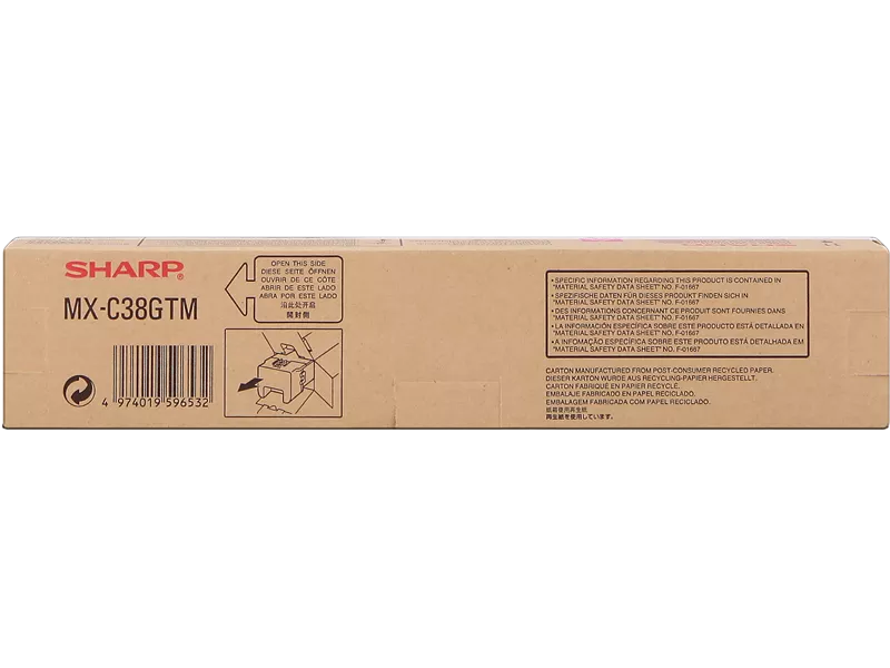 Toner Originale Sharp MX-C38GTM (Magenta 10000 pagine)
