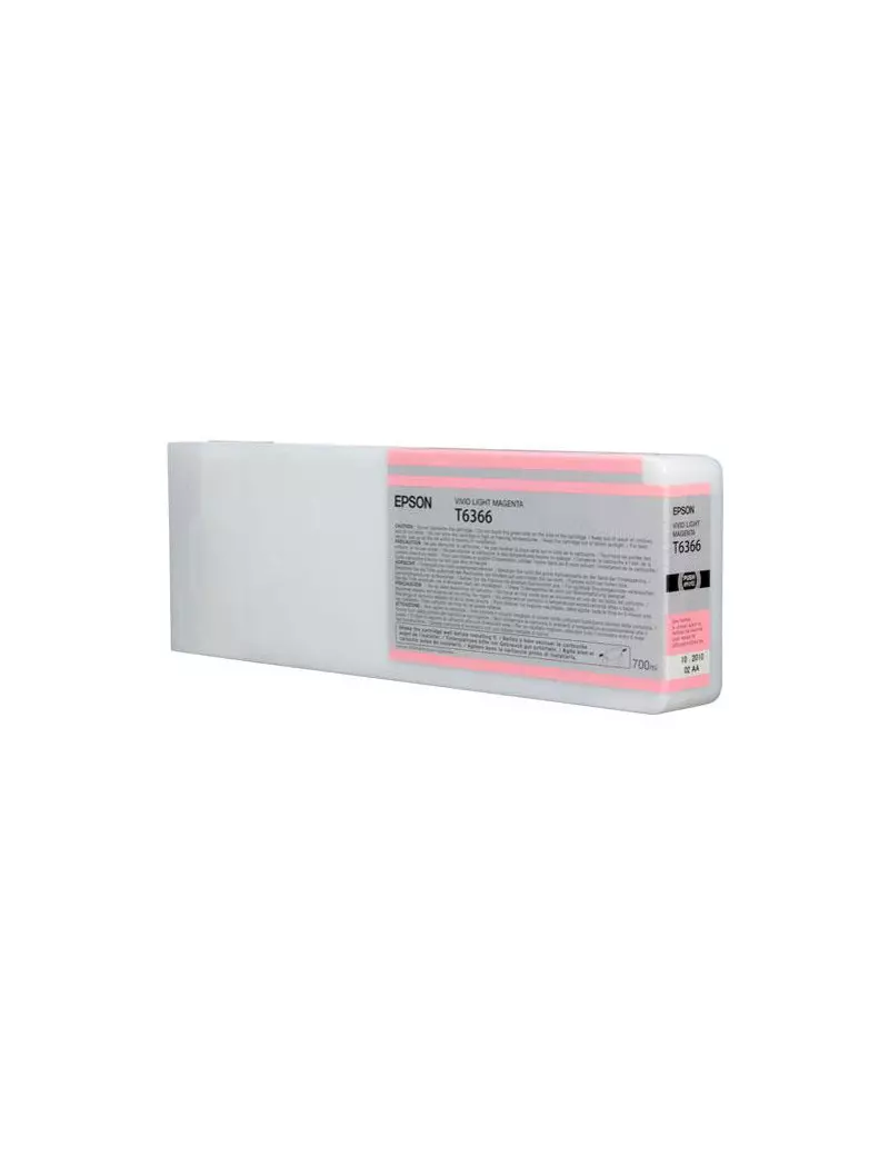 Cartuccia Originale Epson T636600 (Magenta Chiaro 700 ml) Cartuccia Originale Epson T636600 (Magenta Chiaro 700 ml)