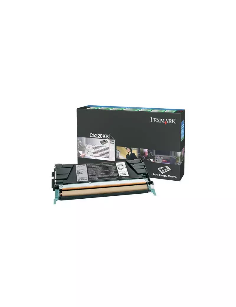 Toner Compatibile Lexmark C5220KS (Nero 4000 pagine)