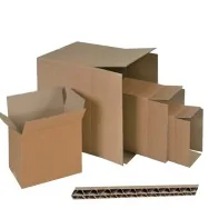 Scatola in Cartone per Imballo Adda - 60x40x40 cm - Doppia Onda (Avana Conf. 15)