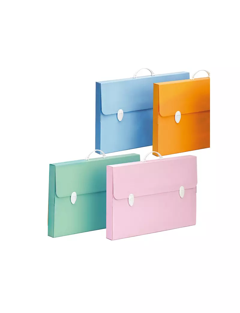 Valigetta in Polionda Every Line Pastel Balmar 2000 - 27x37,5x8 cm - PF14254/PAST (Assortiti) Valigetta in Polionda Every Line Pastel Balmar 2000 - 27x37,5x8 cm - PF14254/PAST (Assortiti)