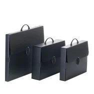 Valigetta in Polionda Every Line Total Black Balmar 2000 - 27x37,5x5 cm - PF14209TB (Nero)
