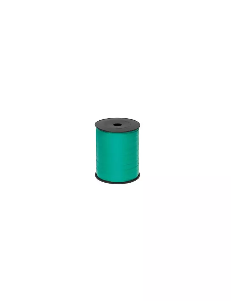 Nastro Splendente in Rocchetto per Regali Bolis - 10 mm x 250 m - 55011022513 (Verde Smeraldo)