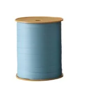 Nastro in Rocchetto Vintage Bifacciale per Regali Bolis - 10 mm x 250 m - 55781022569 (Blu Avio)
