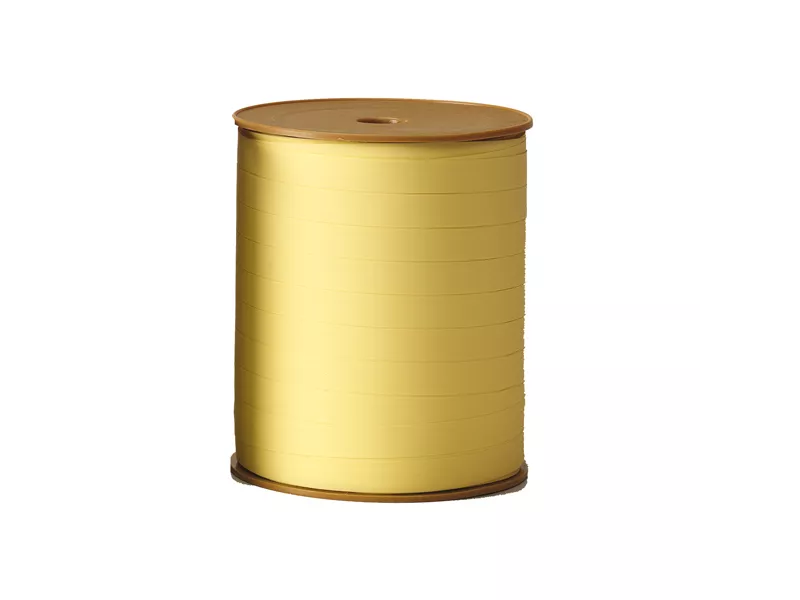 Nastro in Rocchetto Vintage Bifacciale per Regali Bolis - 10 mm x 250 m - 55781022561 (Canarino)