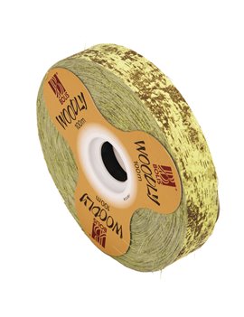 Nastro Bifacciale per Regali Woodly Bolis - 24 mm x 100 m - 51282421023 (Corteccia Verde Chiaro)