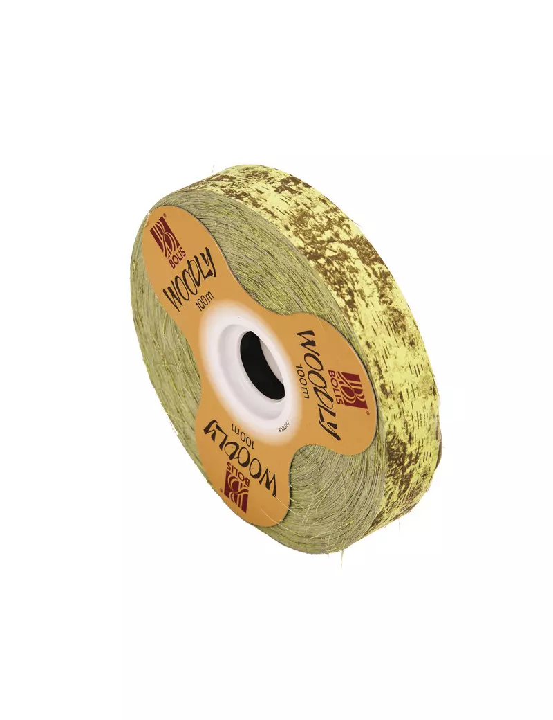 Nastro Bifacciale per Regali Woodly Bolis - 24 mm x 100 m - 51282421023 (Corteccia Verde Chiaro) Nastro Bifacciale per Regali Woodly Bolis - 24 mm x 100 m - 51282421023 (Corteccia Verde Chiaro)