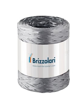 Rafia 6802 Brizzolari - 5 mm x 200 m - 01003744 (Argento)