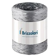 Rafia 6802 Brizzolari - 5 mm x 200 m - 01003744 (Argento)