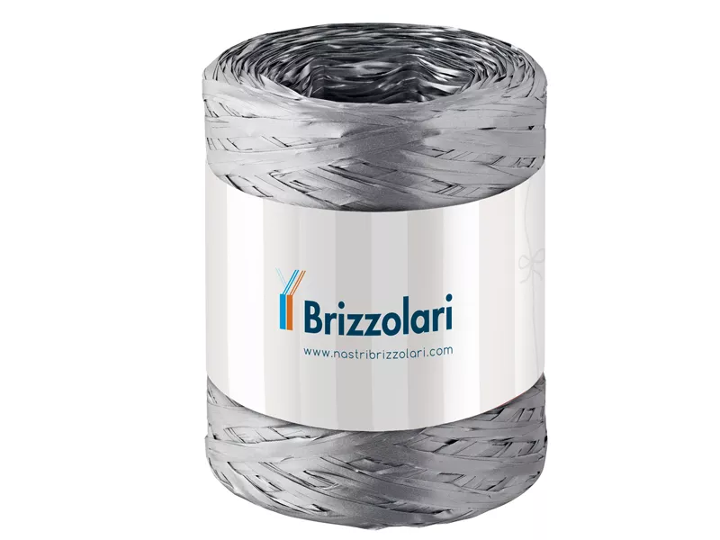 Rafia 6802 Brizzolari - 5 mm x 200 m - 01003744 (Argento)