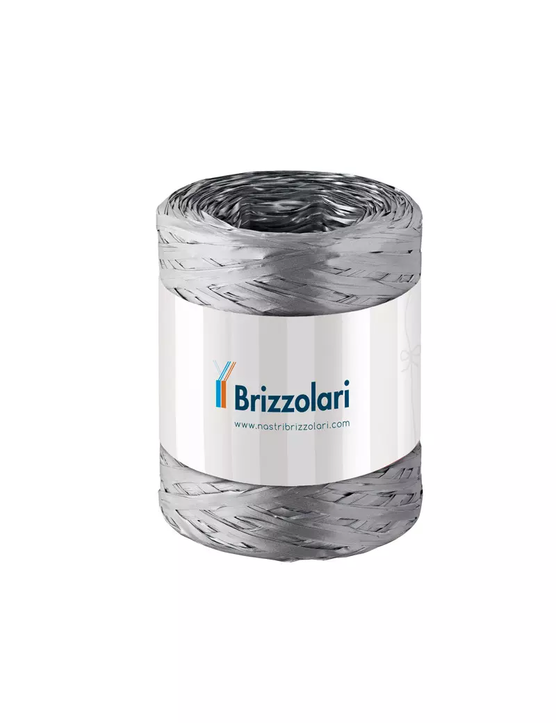 Rafia 6802 Brizzolari - 5 mm x 200 m - 01003744 (Argento)