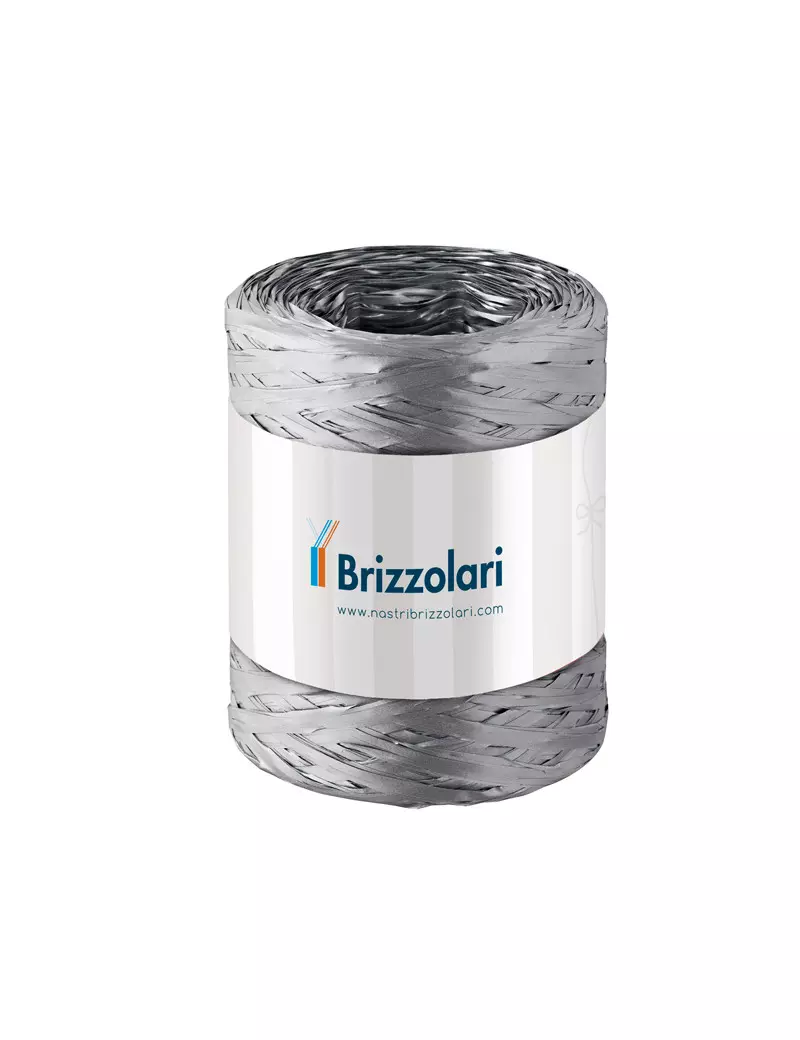 Rafia 6802 Brizzolari - 5 mm x 200 m - 01003744 (Argento) Rafia 6802 Brizzolari - 5 mm x 200 m - 01003744 (Argento)
