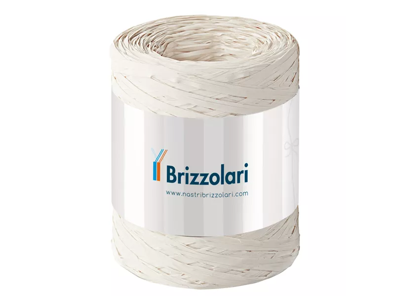 Rafia 6802 Brizzolari - 5 mm x 200 m - 01003725 (Avorio)