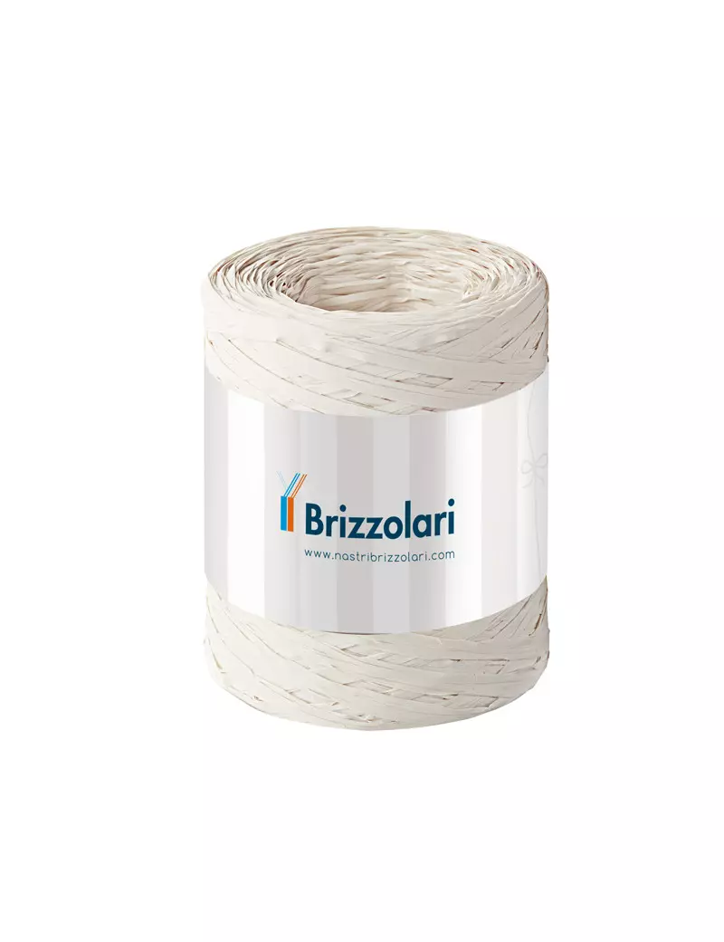 Rafia 6802 Brizzolari - 5 mm x 200 m - 01003725 (Avorio)