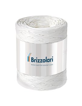 Rafia 6802 Brizzolari - 5 mm x 200 m - 01003701 (Bianco)