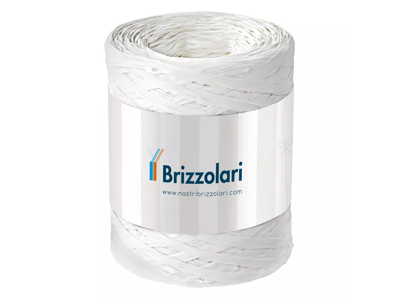 Rafia 6802 Brizzolari - 5 mm x 200 m - 01003701 (Bianco)