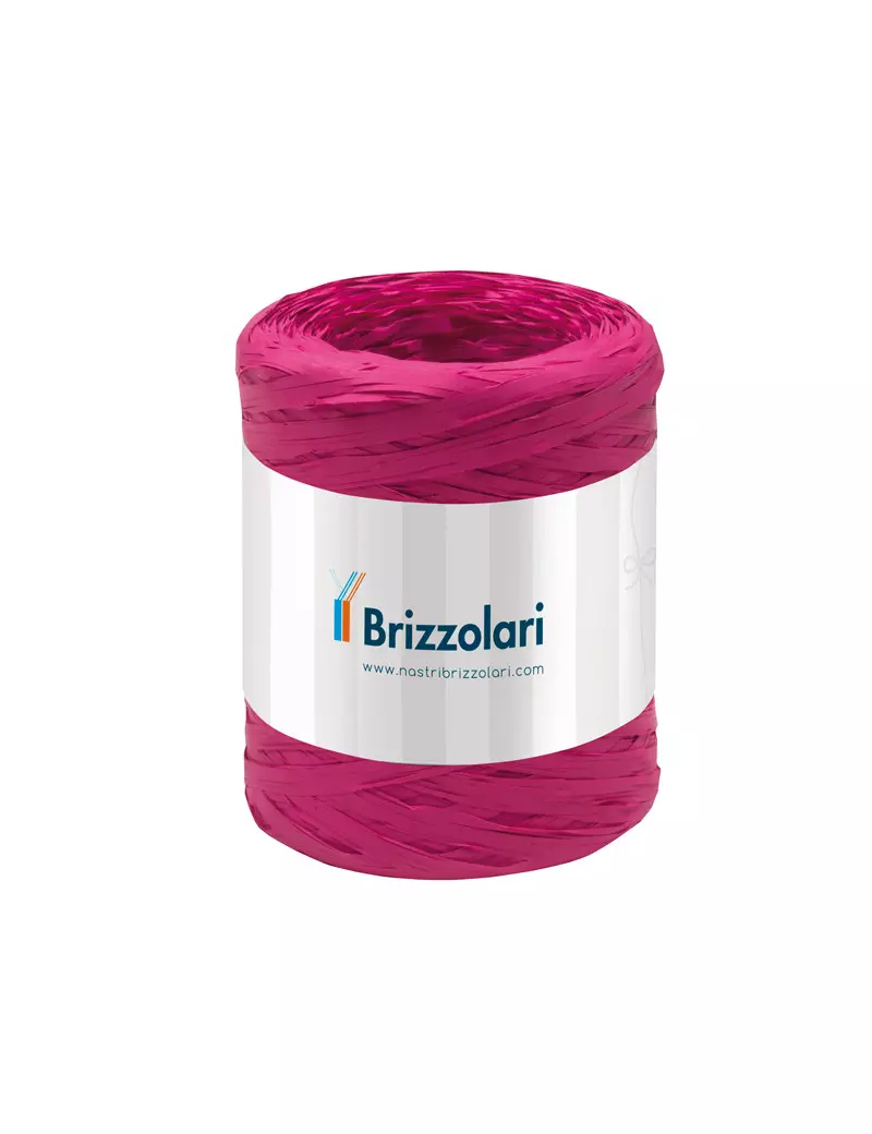 Rafia 6802 Brizzolari - 5 mm x 200 m - 01003713 (Fucsia)