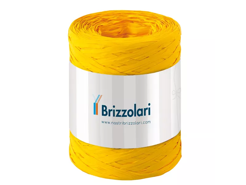 Rafia 6802 Brizzolari - 5 mm x 200 m - 01003702 (Giallo)