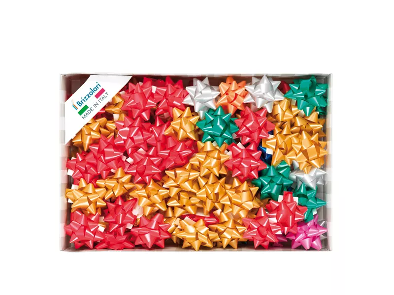 Stelle Adesive per Pacchi Regalo Brizzolari - 65 mm - 00064300 (Assortiti Natalizi Conf. 100) Stelle Adesive per Pacchi Regalo Brizzolari - 65 mm - 00064300 (Assortiti Natalizi Conf. 100)