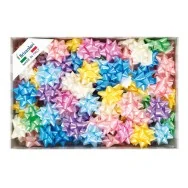 Stelle Adesive per Pacchi Regalo Brizzolari - 65 mm - 00064399 (Assortiti Primaverili Conf. 100)