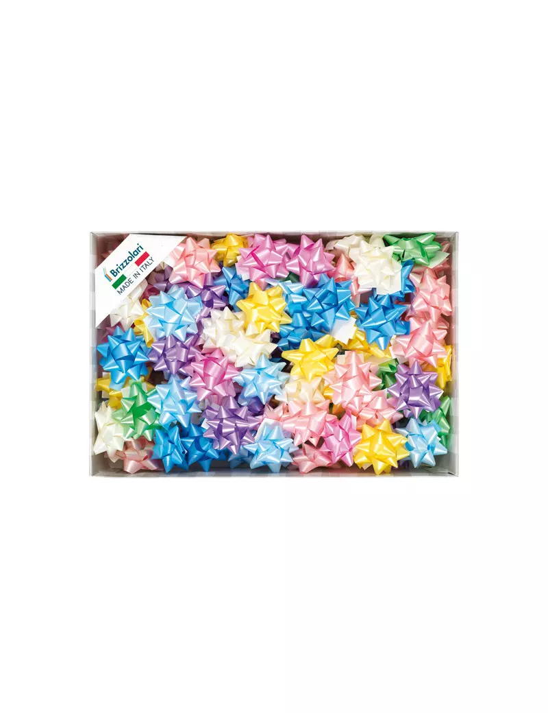 Stelle Adesive per Pacchi Regalo Brizzolari - 65 mm - 00064399 (Assortiti Primaverili Conf. 100) Stelle Adesive per Pacchi Regalo Brizzolari - 65 mm - 00064399 (Assortiti Primaverili Conf. 100)